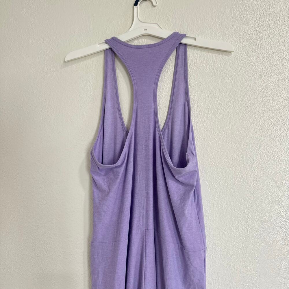 Beyond Yoga Featherweight Hang Loose Jumpsuit Lilac Lounge Wide Leg Size Large - Picture 6 of 7